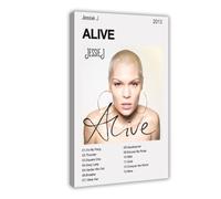 KQHSXYWSI Jessie J Album Alive Canvas Poster Wall Art Decor Print Picture Paintings for Living Room Bedroom Decoration 20x30inch(50x75cm)