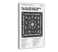 KQHSXYWSI Of Monsters And Men Album All Is Love And Pain in The Mouse Parade Canvas Poster Wall Art Decor Print Picture Paintings for Living Room Bedroom Decoration 24x36inch(60x90cm)