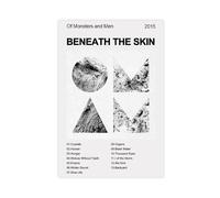 KQHSXYWSI Of Monsters And Men Album Beneath The Skin Canvas Poster Bedroom Decor Landscape Office Room Decor Gift 20x30inch(50x75cm)