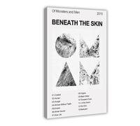KQHSXYWSI Of Monsters And Men Album Beneath The Skin Canvas Poster Bedroom Decor Landscape Office Room Decor Gift 12x18inch(30x45cm)