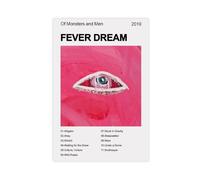 KQHSXYWSI Of Monsters And Men Album Fever Dream Canvas Poster Wall Art Decor Print Picture Paintings for Living Room Bedroom Decoration 16x24inch(40x60cm)