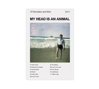 KQHSXYWSI Of Monsters And Men Album My Head Is An Animal Canvas Poster Wall Art Decor Print Picture Paintings for Living Room Bedroom Decoration 20x30inch(50x75cm)