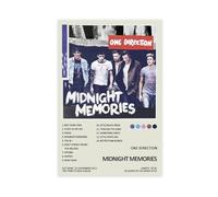 KQHSXYWSI One Direction Midnight Memories Music Album Cover Canvas Poster Wall Art Decor Print Picture Paintings for Living Room Bedroom Decoration 16x24inch(40x60cm)