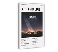 KQHSXYWSI Starsailor Album All This Life Canvas Poster Wall Art Decor Print Picture Paintings for Living Room Bedroom Decoration 16x24inch(40x60cm)