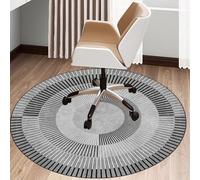 KQIEJUY Floor Protection Mat for Hard Floor, Non-slip Round Gaming Chair Mat, 27.56" (70 cm), Suitable for Carpet, Wooden, Tile & More
