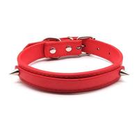 KQISAN Fashion Custom Letter Choker Necklace With Customizable Letters A-Z,Personalised Punk Rivet Men Women Sexy Goth Rhinestone Letters Hotwife Choker Collar Customized Jewelry,Red,One Size