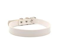 KQISAN Fashion Diy Rhinestone Letters Pu Leather Choker Collar Daddys Princess Choker Shiny Letters Custom Name Punk Necklace For Women Men Personalized Cosplay Sex Necklace,White,One Size
