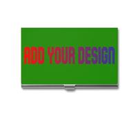 KQISANGM Custom Business Card Holder Case with Your Logo/Photo/Text/Name, Personalised Slim Metal Pocket Business Card Holder Box Style for Women Men