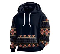 KQIVAM Hoodies for Men's Head Cover Hoodie with Spliced Color Block Construction and Motion Print Details Long Sleeve Comfortable Sweatshirt Hooded Sweatshirt Urban Street Fashion and Creative Style