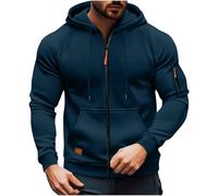 KQIVAM Men's Coat Mens Training Focused Jackets Men Multi Pocket Design Coats Mens Raglan Comfort Style Jackets Men All Weather Coats For Outdoor Workouts
