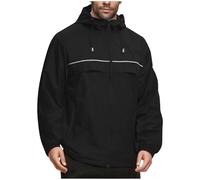 KQIVAM Mens Jackets Men Essential Workwear Coats Men's Trade Jacket With Waterproof Exterior Mens Labor Jackets Men Coats With Strategic Pockets And Long Sleeve Hooded System For Utility Work
