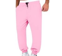 KQIVAM Men's Pants Men's Double Pocket Trousers Mens Solid Color Pants Mens Unisex Trousers Drawstring Elastic Waist Design Pant for Men Double Layer Double Pocket Trouser for Men Park Stroll