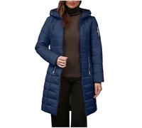 KQIVAM Women's Jacket Cotton Comfort Coat Womens Urban Winter Jackets Women Hooded Versatility Coats Womens Puffer Innovation Style Jackets Women Adaptive Comfort Coats For Neighborhood Activities