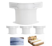 KQLHLHDYZ Bed Sheet Holder With Lock Strips, Heavy Duty No-Slip Sheet Clips Removable Fitted Sheets Corner Holders for All Bed Sizes (4-Pack)