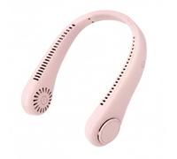 KQLHLHDYZ Portable Neck Fan, USB Rechargeable Hands Free Bladeless Personal Mini Fans, 3 Speeds Adjustable, Wearable Cooling Fan for Traveling, Sports, Office