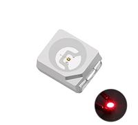 KQO 100 Pieces of PLCC-2 Surface Mount LEDs, 3528 Size SMD SMT LED - Red, 100pcs