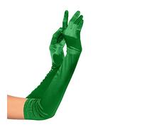 KQueenStar Direct Long Satin Gloves - 1920s Accessories Elbow Gloves Fancy Dress Stretch Elbow Length for Women Ladies Costume Evening Opera Bridal Party Wedding Prom