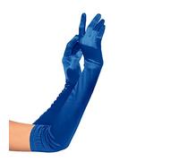 KQueenStar Direct Long Satin Gloves - 1920s Accessories Elbow Gloves Fancy Dress Stretch Elbow Length for Women Ladies Costume Evening Opera Bridal Party Wedding Prom