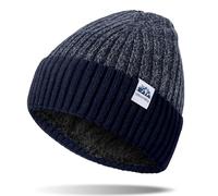 KQueenStar Direct Men’s Beanie Hat - Soft Fleece-Lined Winter Knit Cap, Comfortable & Warm, Snug Fit, Velvety Interior