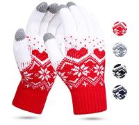 KQueenStar Direct Women’s Winter Gloves - Soft & Cozy Touchscreen Gloves, Warm Fluffy Interior, Stylish Pattern, Comfortable Fit, Great Value for Money