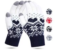 KQueenStar Direct Women’s Winter Gloves - Soft & Cozy Touchscreen Gloves, Warm Fluffy Interior, Stylish Pattern, Comfortable Fit, Great Value for Money