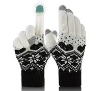 KQueenStar Direct Women’s Winter Gloves - Soft & Cozy Touchscreen Gloves, Warm Fluffy Interior, Stylish Pattern, Comfortable Fit, Great Value for Money