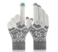 KQueenStar Direct Women’s Winter Gloves - Soft & Cozy Touchscreen Gloves, Warm Fluffy Interior, Stylish Pattern, Comfortable Fit, Great Value for Money