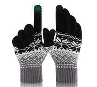 KQueenStar Direct Women’s Winter Gloves - Soft & Cozy Touchscreen Gloves, Warm Fluffy Interior, Stylish Pattern, Comfortable Fit, Great Value for Money