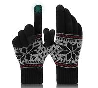 KQueenStar Direct Women’s Winter Gloves - Soft & Cozy Touchscreen Gloves, Warm Fluffy Interior, Stylish Pattern, Comfortable Fit, Great Value for Money