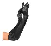 KQueenStar Long Satin Gloves - 1920s Accessories Elbow Gloves Fancy Dress Stretch Elbow Length for Women Ladies Costume Evening Opera Bridal Party Wedding Prom