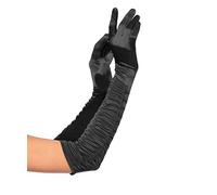 KQueenStar Long Satin Gloves - 1920s Accessories Elbow Gloves Fancy Dress Stretch Elbow Length for Women Ladies Costume Evening Opera Bridal Party Wedding Prom
