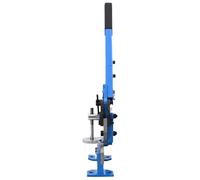 KQWQERT Lever Shear 125 mm Manual Metal Cutter, Hardened Steel Blade Tool | Workbench mountable, Automatic spring return, Soft-grip handle
