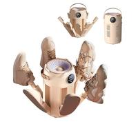 KQWVZ 6 in 1 Shoe Dryer, Electric Antibacterial, Electric Shoe Dryer, Shoe Dryer with 6 Drying Racks, 3/6/9H Timer, Quick Drying and Odour Elimination, for Shoes, Gloves