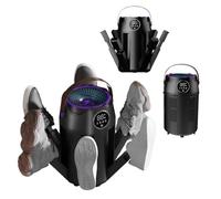 KQWVZ 6 in 1 Shoe Dryer Electric Antibacterial Shoe Dryer Electric Shoe Dryer with 6 Drying Racks, 3/6/9H Timer, Quick Drying and Odour Elimination, for Shoes, Socks