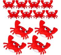 KQYSLXG 12Pack Cute Plush Crab Lobster Doll Toy for Kids