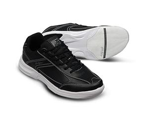 KR Men's Flyer Lite Bowling Shoes, Black, 9