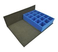 KR Multicase Tray: 15x 40mm based models up to 55mm tall