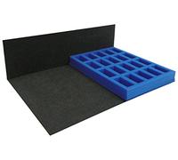 KR Multicase Tray: 20 compartments 50mm x 25mm, 23mm deep (half width tray 255mm x 190mm)