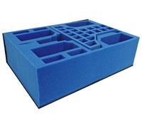 KR Multicase Tray: Valkyrie or Vendetta or Vulture, Flight stand, 4 Chimera/Leman Russ and 20 troops (20 troops fit in insert tray which sits above the Valkyrie)