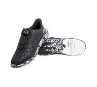 KR Strikeforce Arrow Fast Twist Right Hand Men's Bowling Shoes with #8 Slide Pad on Both Shoes for Right or Left Handed Bowlers, Black/Camo, 6.5 UK