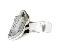 KR Strikeforce Flyer Mesh Lite Men's Athletic Bowling Shoe, Grey/Tan, 7 UK