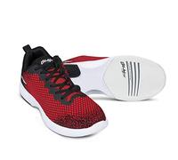 KR Strikeforce Men's Aviator Bowling Shoes, Black/Red, 9.5