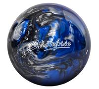 KR Strikeforce Polyester Undrilled Bowling Ball Blue/Black/Silver 6lb