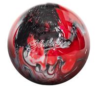 KR Strikeforce Polyester Undrilled Bowling Ball Red/Black/White 15lb