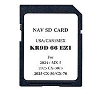 KR9D66EZ1 2025 Navigation SD Card | Compatible with 3/CX-30/CX-50/CX-70 (2025), MX-5 (2024+) | GPS Maps USA/CAN/MEX Updated