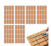 Kraaft Label Stickers - Waterproof Blackboard Stickers | Labels for Jars, Removable Chalkboard Labels, Blank Wood Sticker, Food Label Name Gift Tags for Containers Jars Bottles