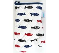 KRACHT Little Fish Oven Glove Multicolor Fish Pattern, Machine Wash 30°C