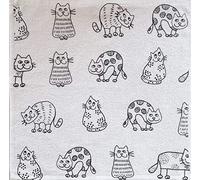 Kracht Tea Towel Terry Cat Range 50 x 50 cm 100% Cotton