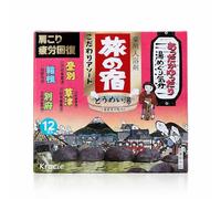 Kracie Tabi no Yado Kodawari Assort Bath Additive 25 g x 12 Sachets, Japanese Onsen-Style Bath Salts, Four Types (Kusatsu, Noboribetsu, Hakone, Beppu), Made in Japan