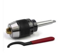 Kraciva 1/32"-5/8" MT2 Integrated Keyless Drill Chuck(Titanium Jaws) | for Vertical milling machines, drilling and milling machines, CNC machining centers, etc (MT2-5/8 (APU16))